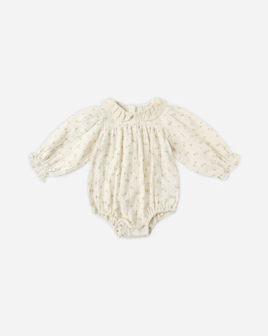 CALLIE ROMPER || GOLDEN FLORAL