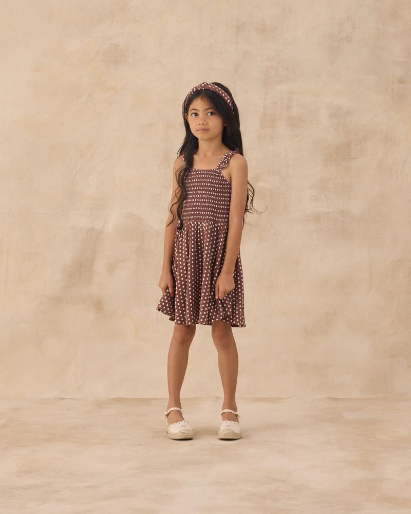 LAINEY DRESS | CHOCOLATE POLKA DOT