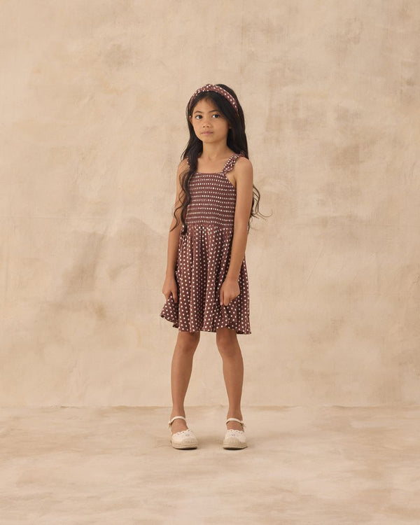 LAINEY DRESS | CHOCOLATE POLKA DOT