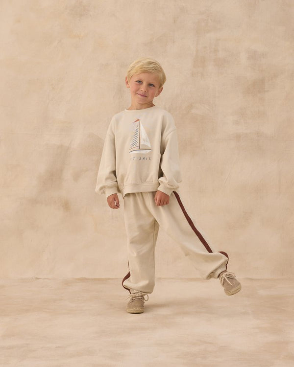 RELAXED JOGGER | PEBBLE