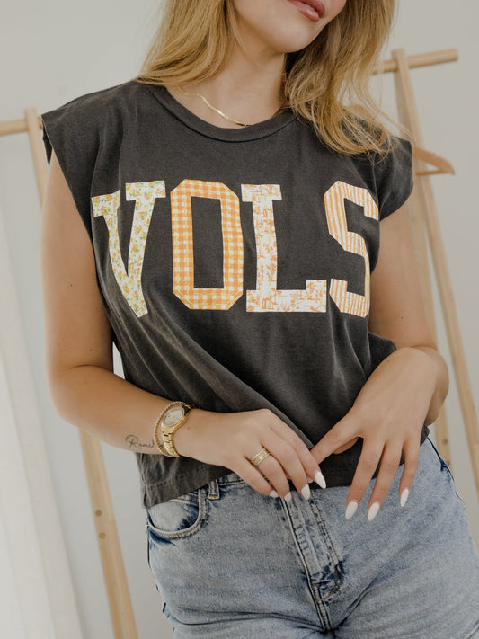 Vols Quilted Ink Tank | Charcoal