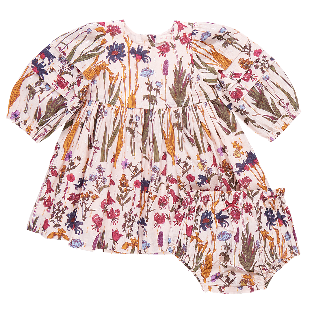 Baby Girls Brooke Dress Set | Autumn Flowers