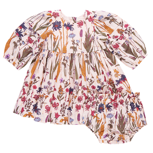 Baby Girls Brooke Dress Set | Autumn Flowers