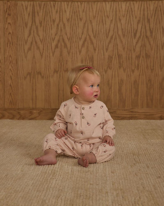 HENLEY JUMPSUIT || CANDY CANES
