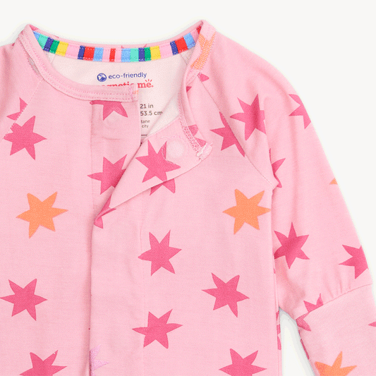 Magnetic Convertible Coverall | Cosmic Confetti Pink