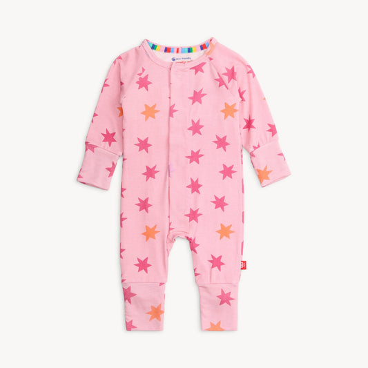 Magnetic Convertible Coverall | Cosmic Confetti Pink