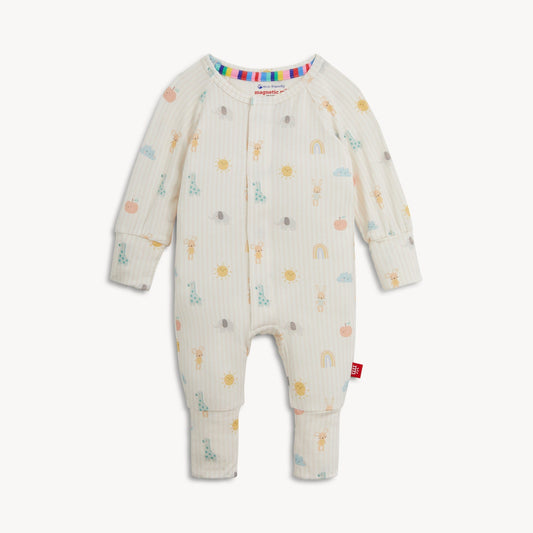 Magnetic Convertible Coverall | Pink Lullaby Sky