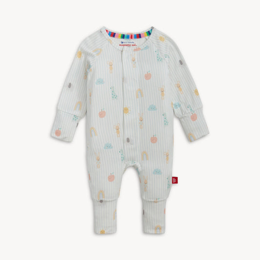Magnetic Convertible Coverall | Blue Lullaby Sky