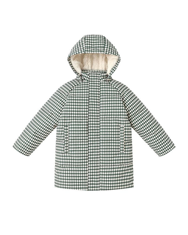 LONG DOWN PUFFER || GREEN DIAMOND