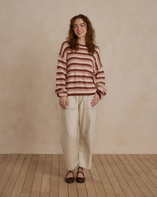 ASPEN SWEATER | MULTI STRIPE