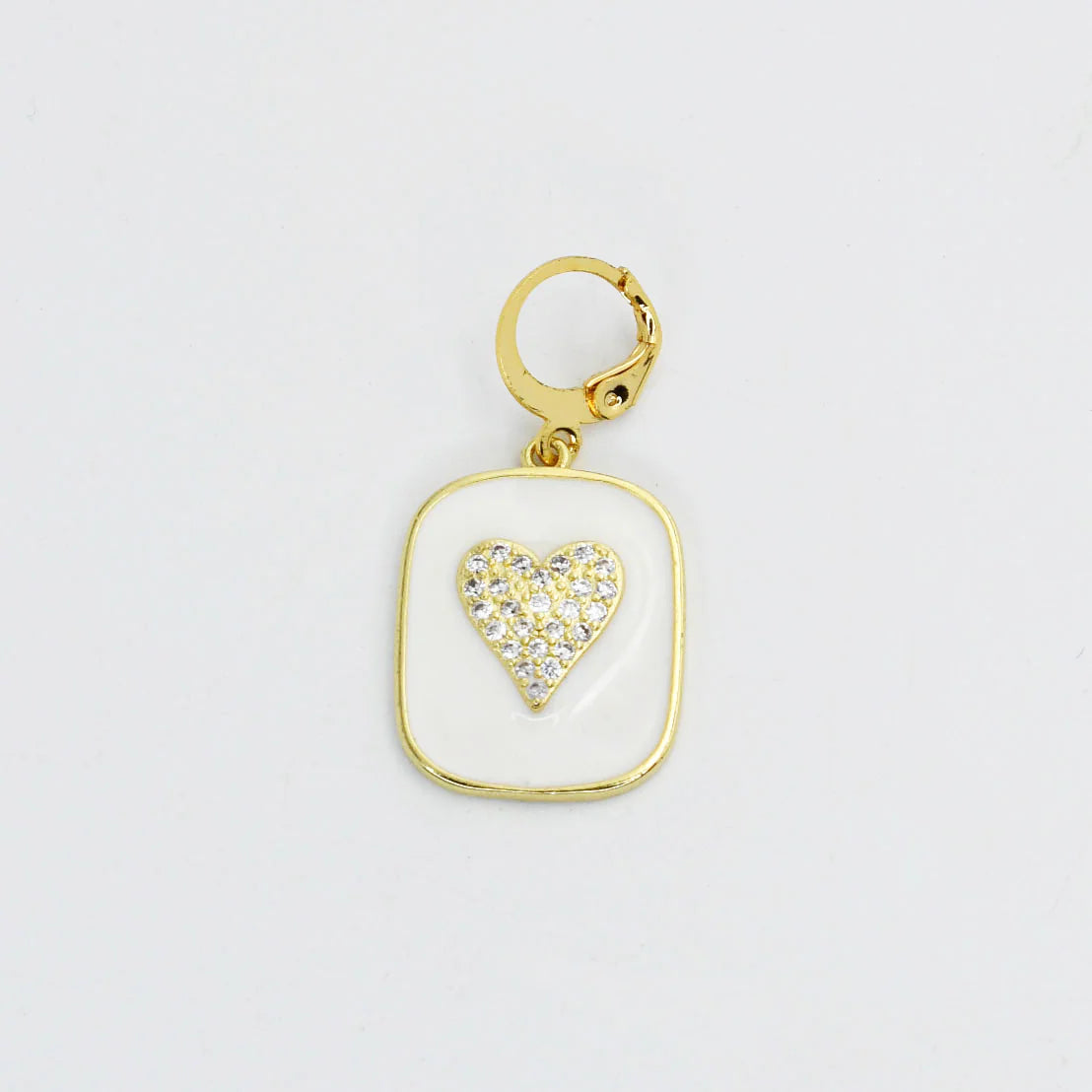 Medal Heart Charm