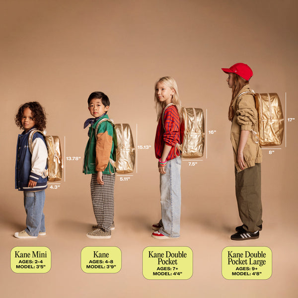 Kane Double Pocket Backpack | 3D Butterfly