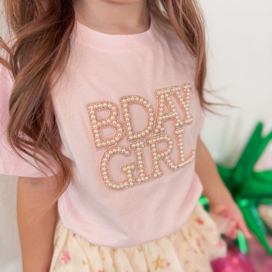 Pearl BDay Girl Patch Short Sleeve T-Shirt | Ballet