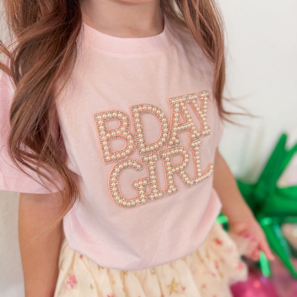 Pearl BDay Girl Patch Short Sleeve T-Shirt | Ballet