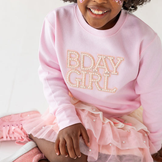 Pearl BDay Girl Patch Sweatshirt | Ballet