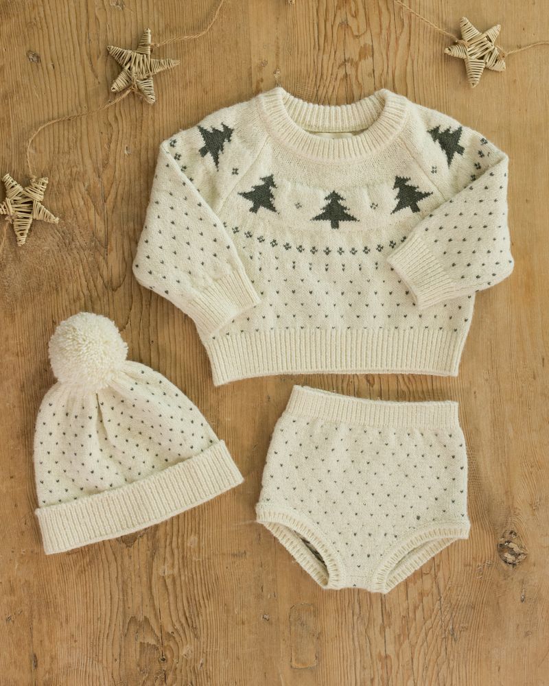 FAIR ISLE SWEATER || TREES