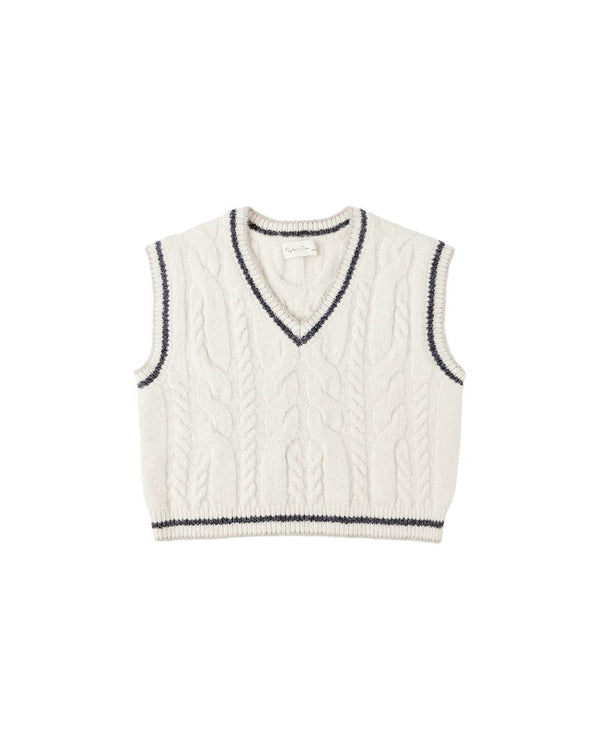SWEATER VEST || NATURAL