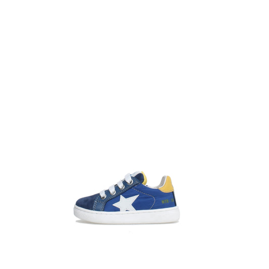 Naturino Pinn Zip | Azure + White + Yellow