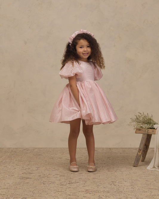 SOFIA DRESS || ROSE SHIMMER