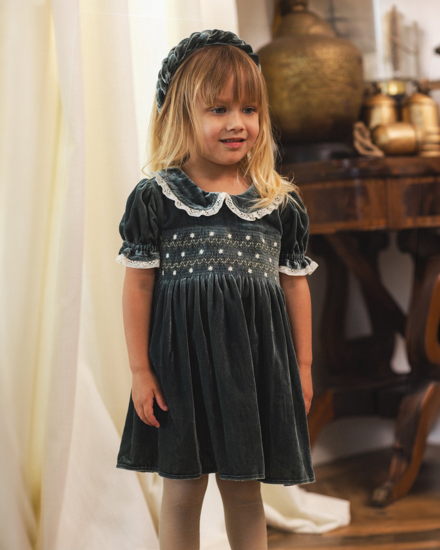 ELIZABETH DRESS || GREEN