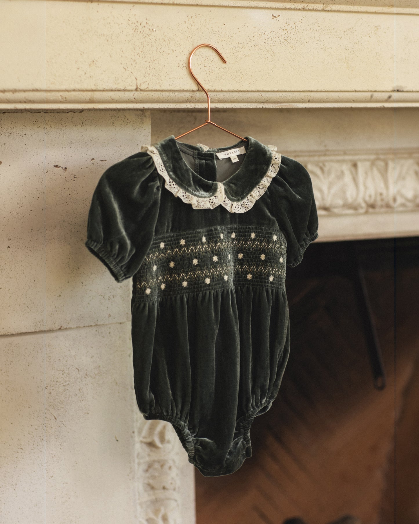 ELIZABETH ROMPER || GREEN