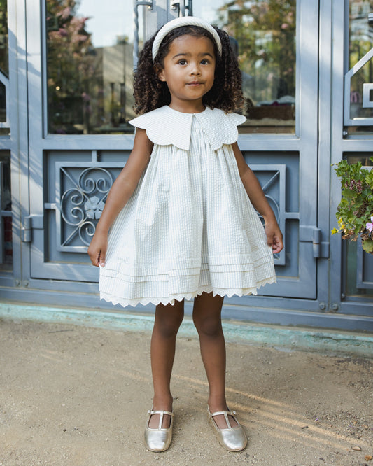 FLORENCE DRESS || SKY STRIPE