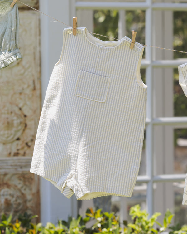 GEORGIE ROMPER || SKY STRIPE