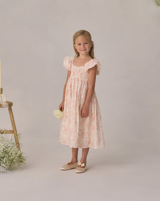 HAZEL DRESS || BLUSH ENGLISH ROSE