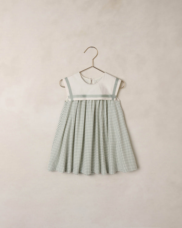 DAISY DRESS || EUCALYPTUS CHECK
