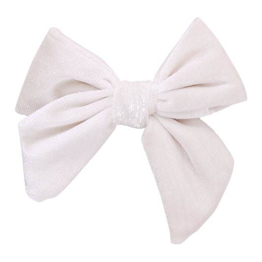 Girls Velour Bow | Snow White