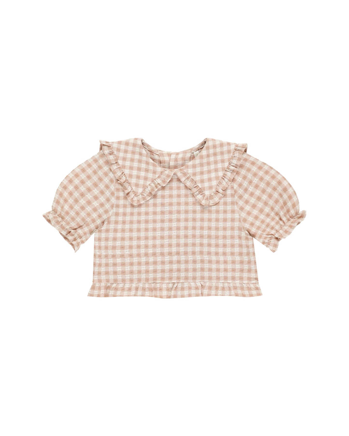 PRAIRIE BLOUSE | PINK GINGHAM