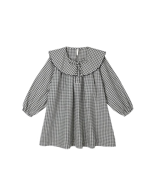MINI DRESS || BLACK GINGHAM