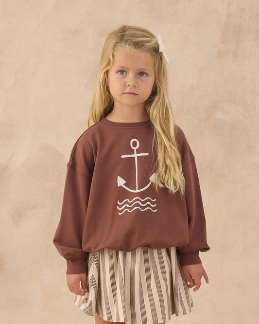 RELAXED SWEATSHIRT | ANCHOR