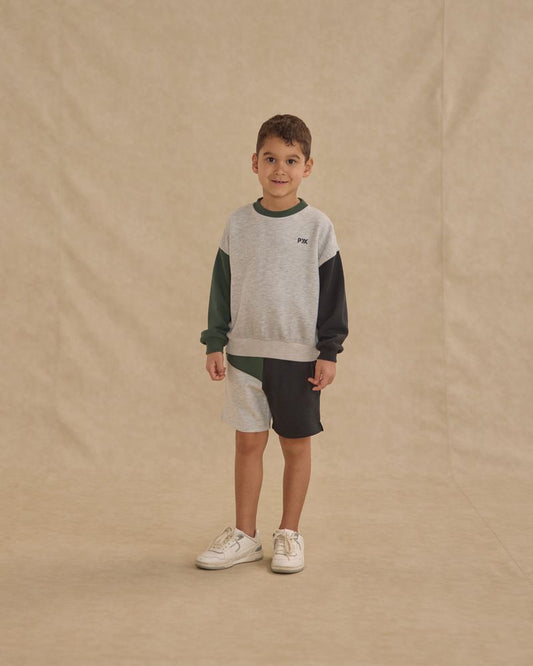 RELAXED SWEATSHIRT || HEATHERED ASH