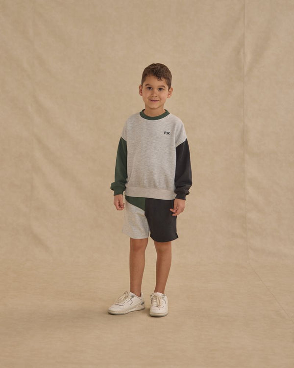 RELAXED SWEATSHIRT || HEATHERED ASH