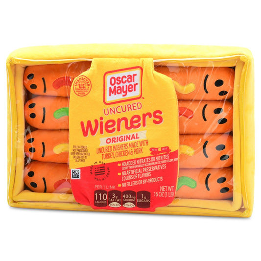 Oscar Mayer Wieners Packaging Plush