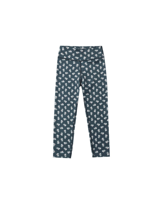 BASIC LEGGING || BLUE BLOOMS