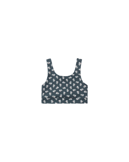SWIFT SPORTS BRA || BLUE BLOOMS