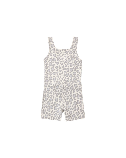 MALIBU BODYSUIT || BLUE LEOPARD