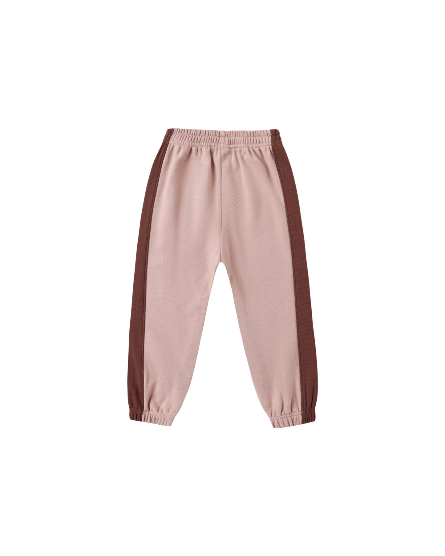 PANELED SWEATPANT || ROSEWOOD