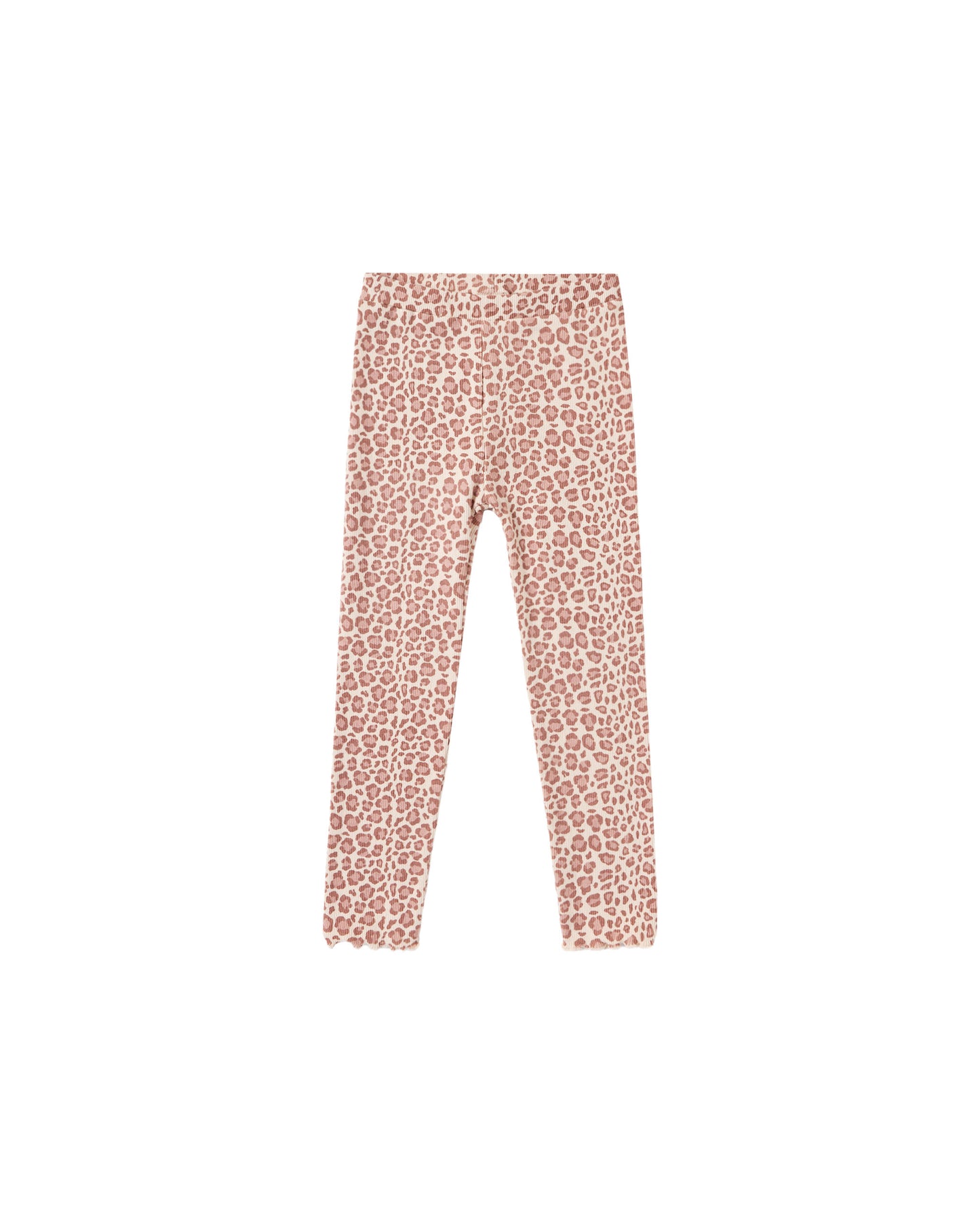 COAST RIBBED LEGGING || PINK LEOPARD