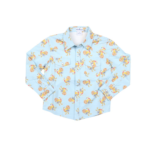 Pearl Snap Long Sleeve Shirt | Turkeys