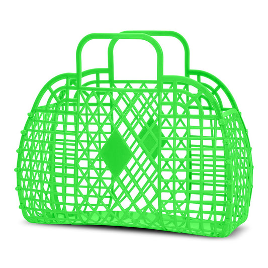 Green Neon Jelly Bag | Large