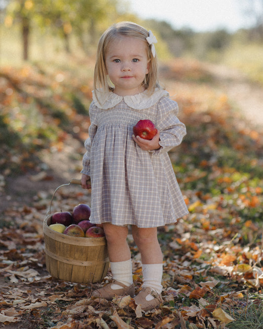 CALLIE DRESS || BLUE GINGHAM