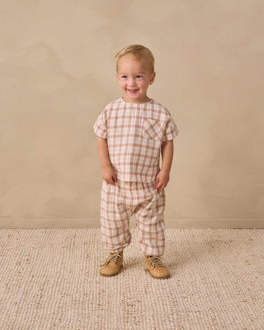 WOVEN PANT || RUSTIC PLAID