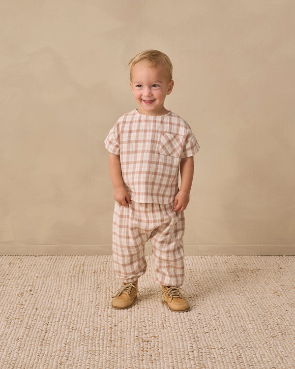 WOVEN PANT || RUSTIC PLAID
