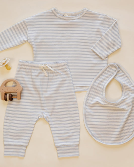 DRAWSTRING PANT || CLOUD STRIPE