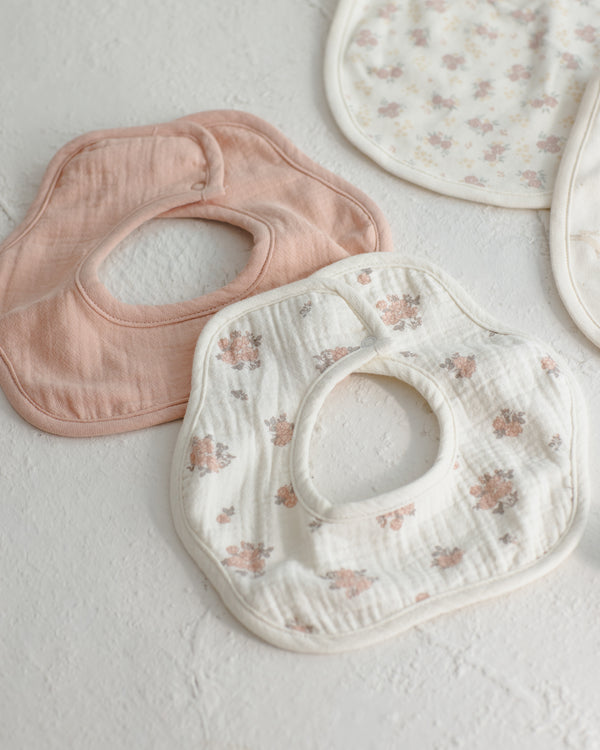 FLOWER BIB PACK || GARDEN ROSE, MELON