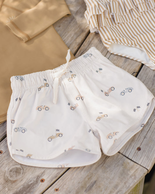 BOYS SWIM SHORT || RACE CAR