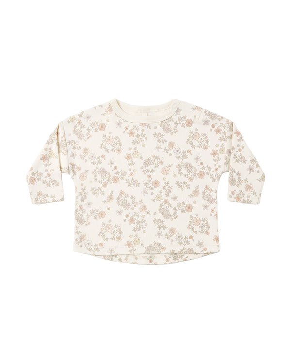 LONG SLEEVE TEE || FLORAL VINE
